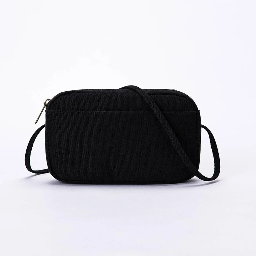 Women's Nylon Crossbody Bag Small Shoulder Purse with External Pocket